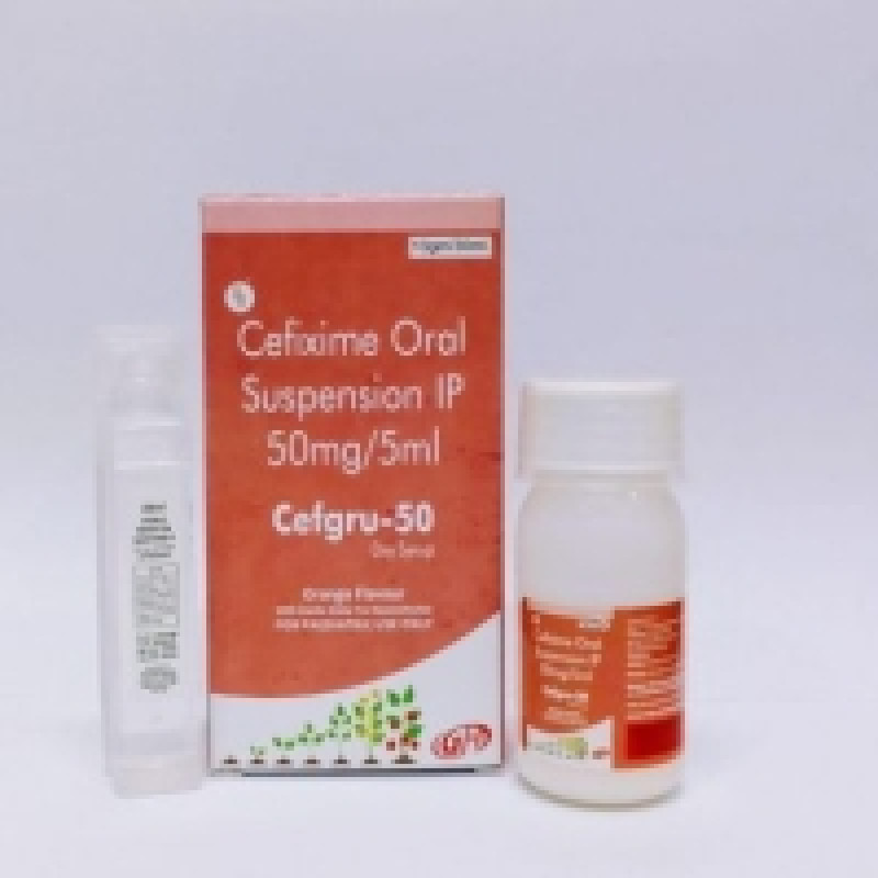 Cefgru 50mg Dry Syrup Cefgru 50mg Dry Syrup