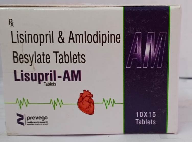 Lisupril AM 5mg/5mg Tablet