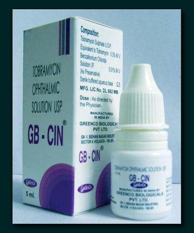 GB Cin Ophthalmic Solution