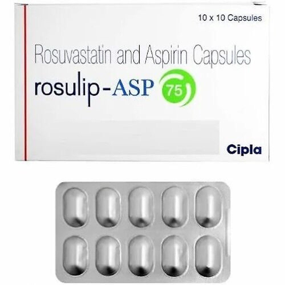 Rosupal ASP 10mg/75mg Capsule - Uses, Price, Side Effects, Substitute
