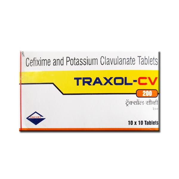 Traxol CV 200 mg/125 mg Tablet