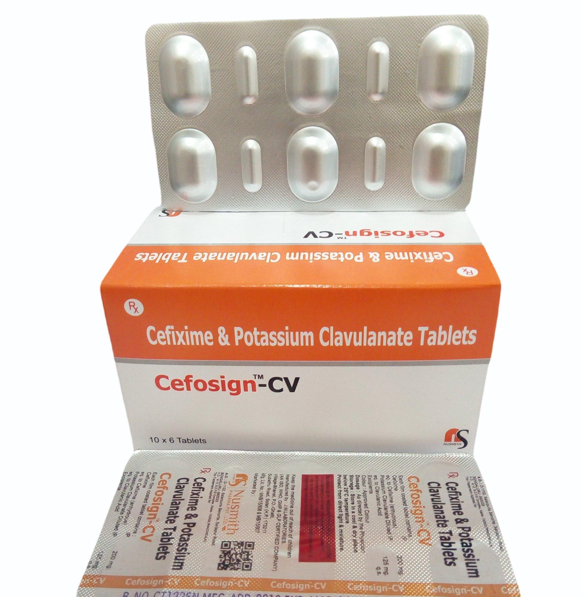Cefosign CV 200mg/125mg Tablet