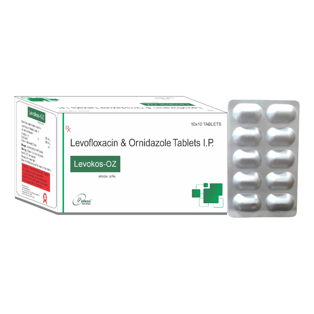 Levokos OZ 250mg/500mg Tablet