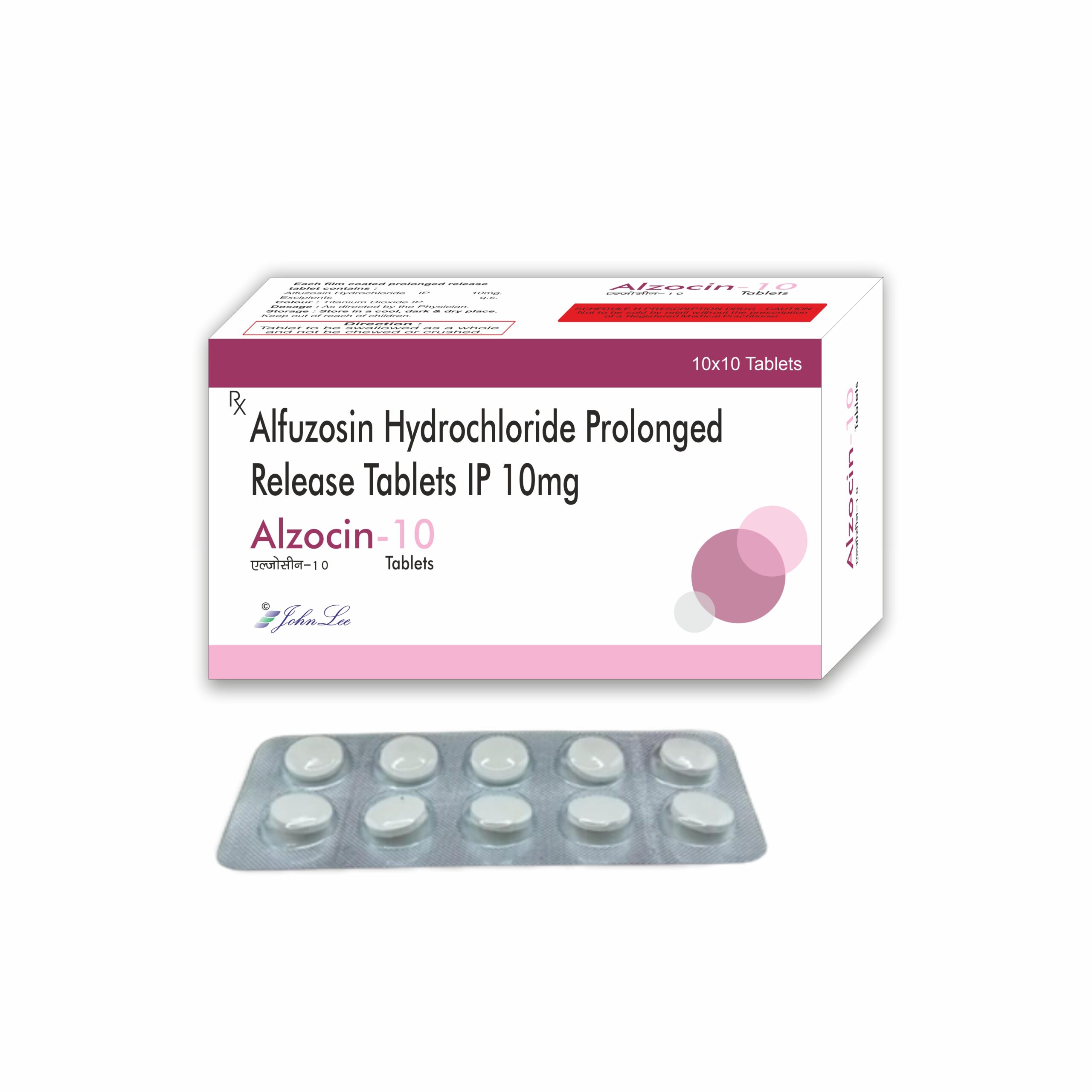 Alzosin Plus 10mg/0.5mg Tablet