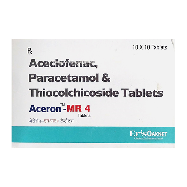 Aceron MR 100 mg/4 mg Tablet