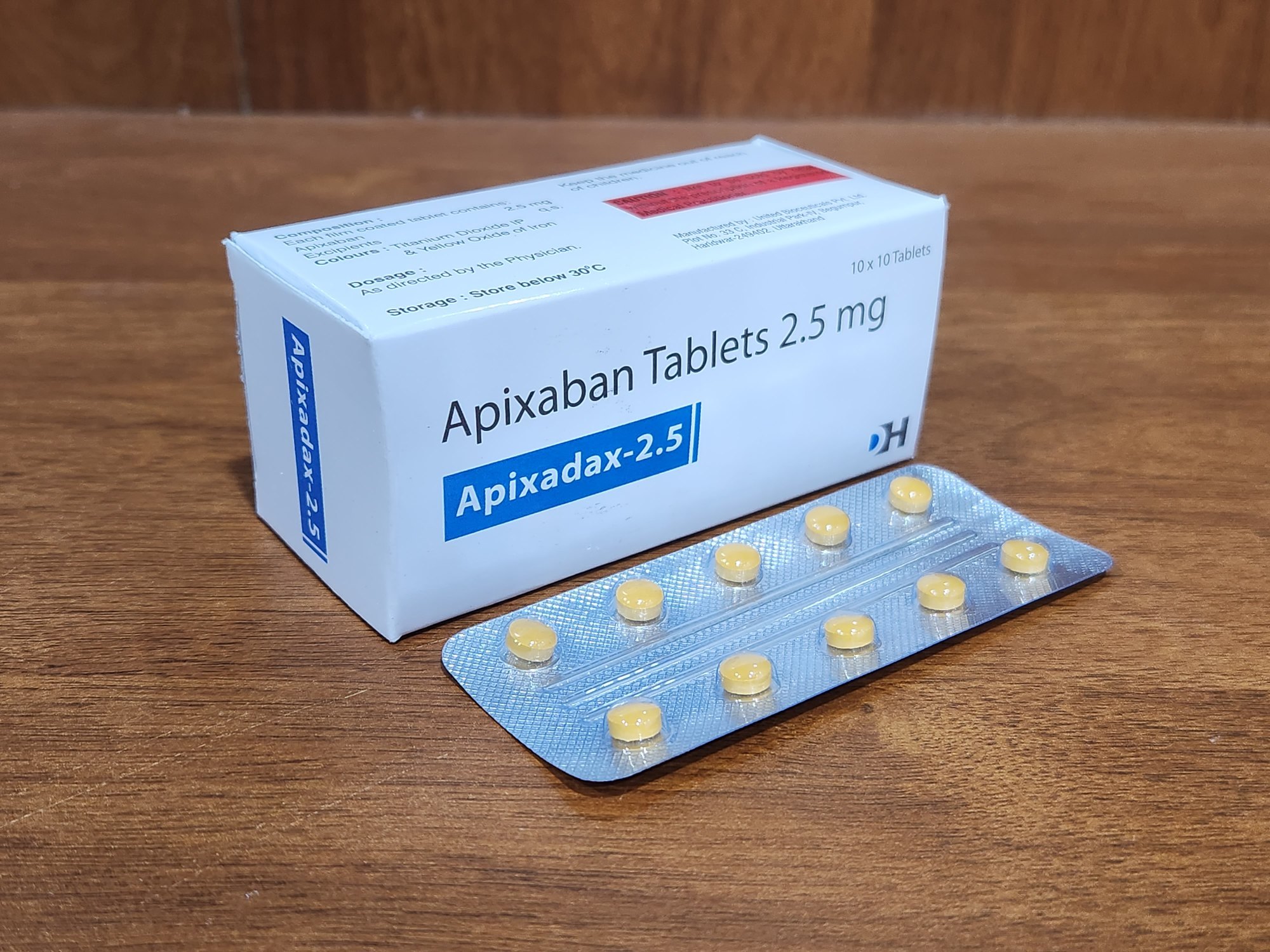 Apixadax 2.5mg Tablet