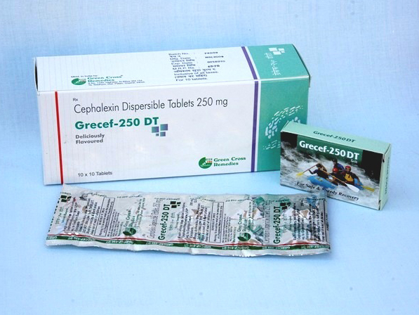 Grecef 250mg Tablet DT
