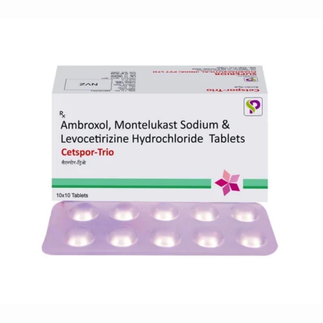 Cetspor Trio 75mg/5mg/10mg Tablet