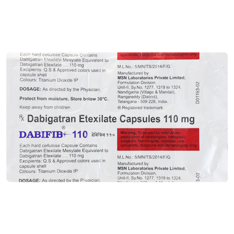 Dabifib 110 Capsule Dabifib 110 Capsule