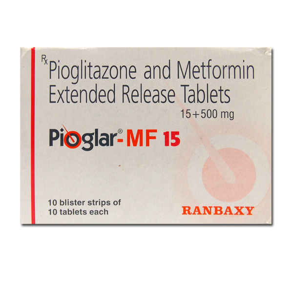 Pioglar MF 15 mg/500 mg Tablet