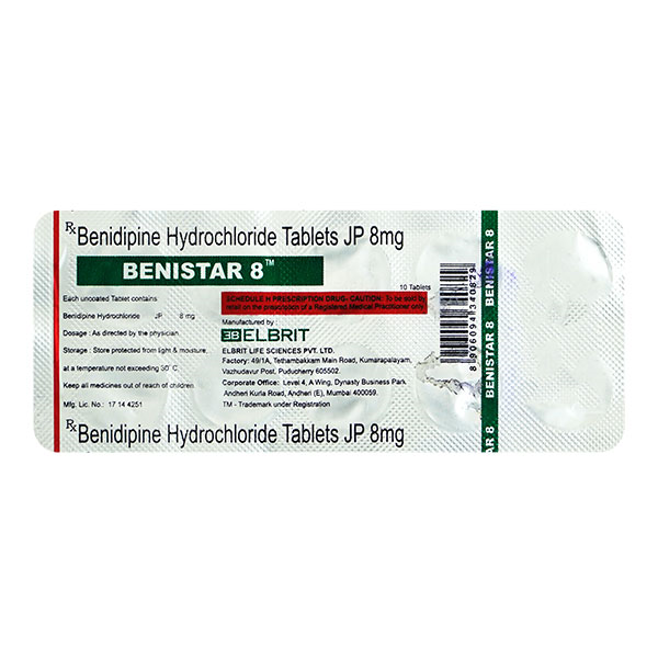Benistar 8mg Tablet