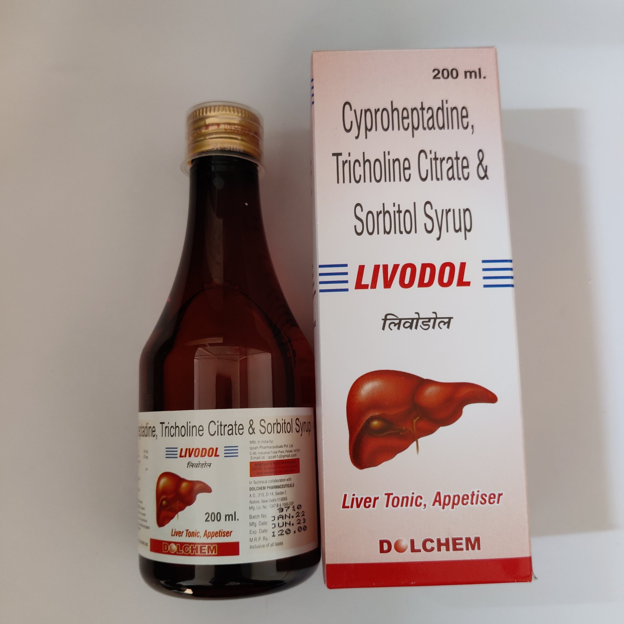 Livodol Syrup Sugar Free