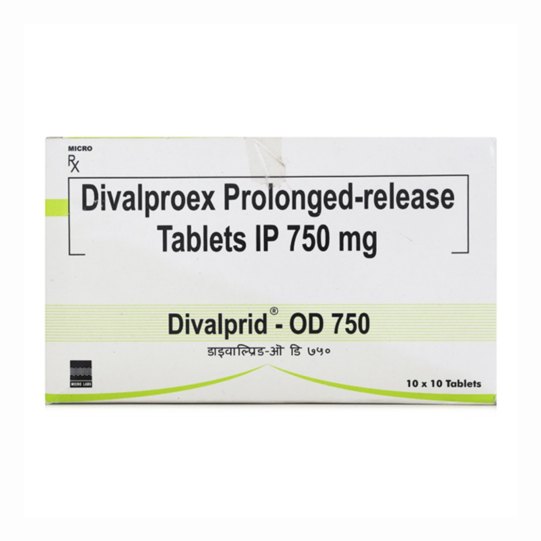 Divalprid OD 750mg Tablet PR