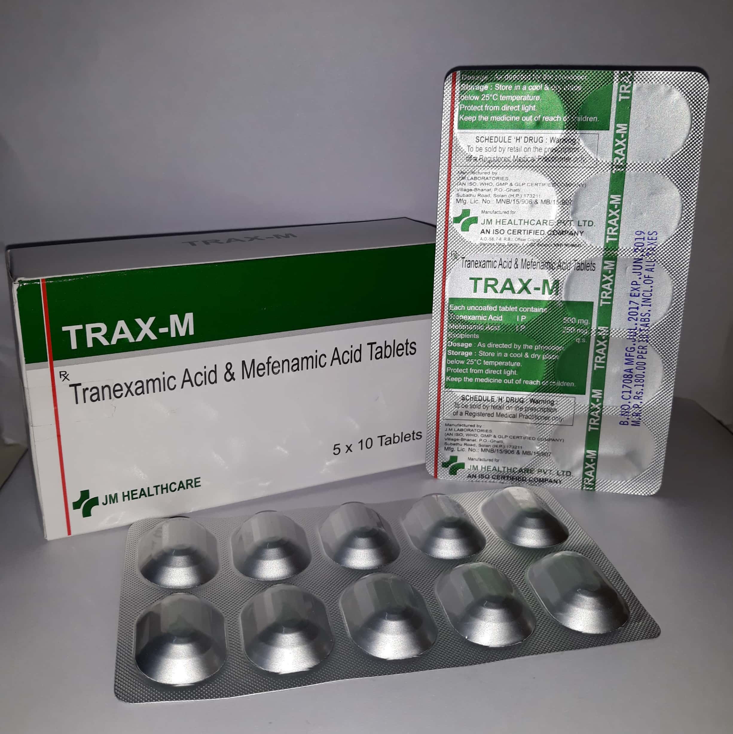 Trax MF 500mg/250mg Tablet