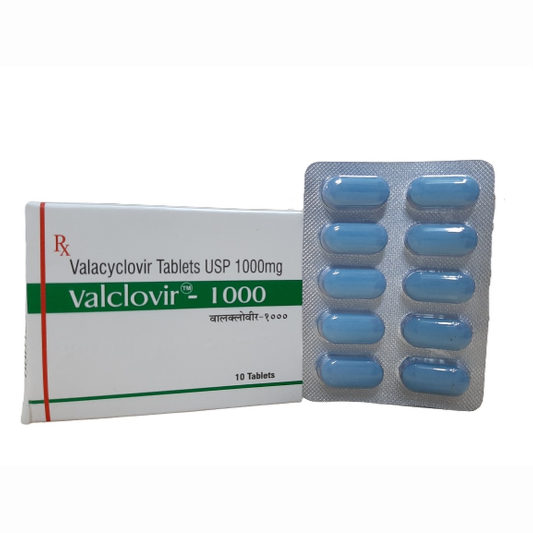 Valclovir 1000mg Tablet