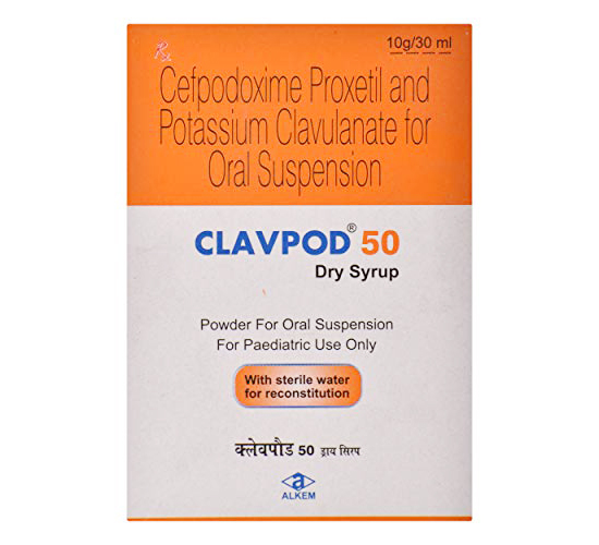 Clavpod 50mg/31.25mg Oral Suspension