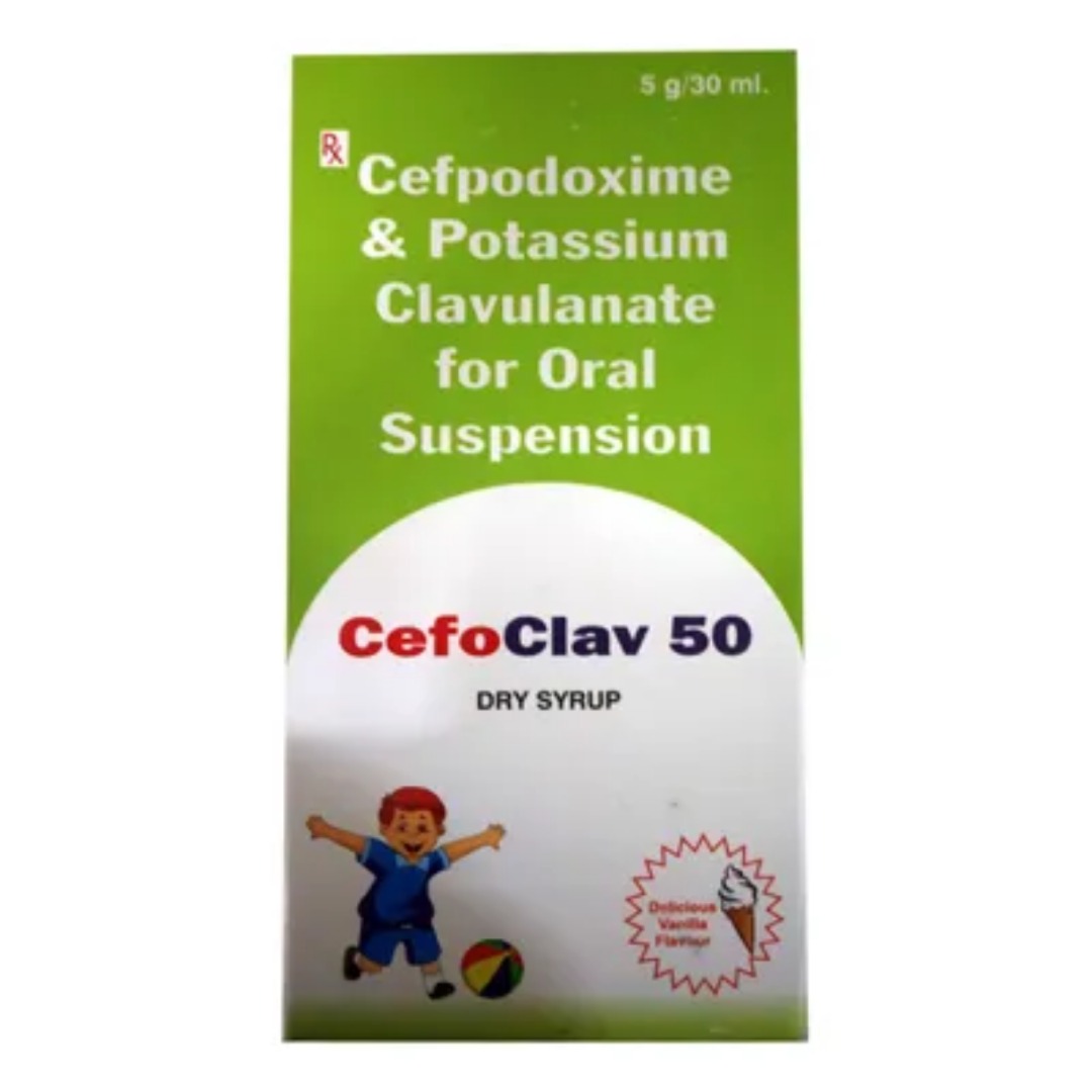 Cefoclav 50 Dry Syrup