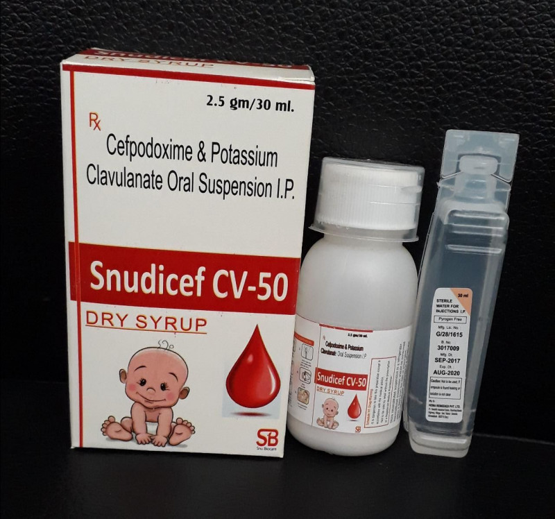 Snudicef-CV 50 Dry Syrup Snudicef-CV 50 Dry Syrup