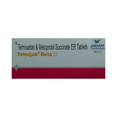 Telmijub Beta 40mg/25mg Tablet ER