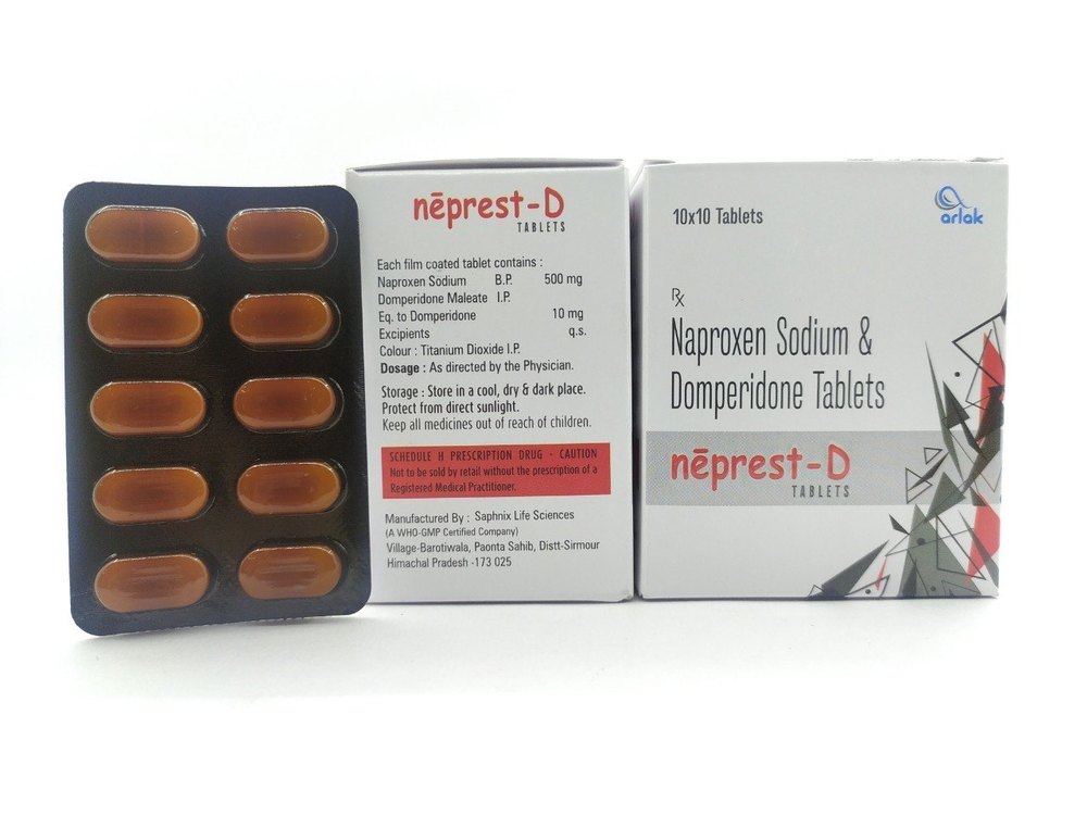 Naprest D 500mg/10mg Tablet