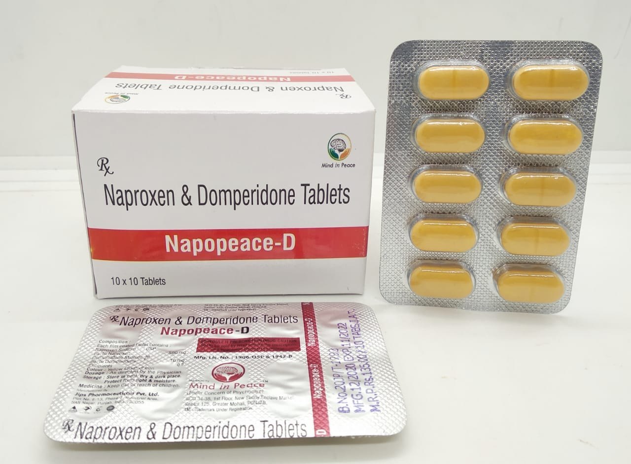 Napopeace D 500mg/10mg Tablet