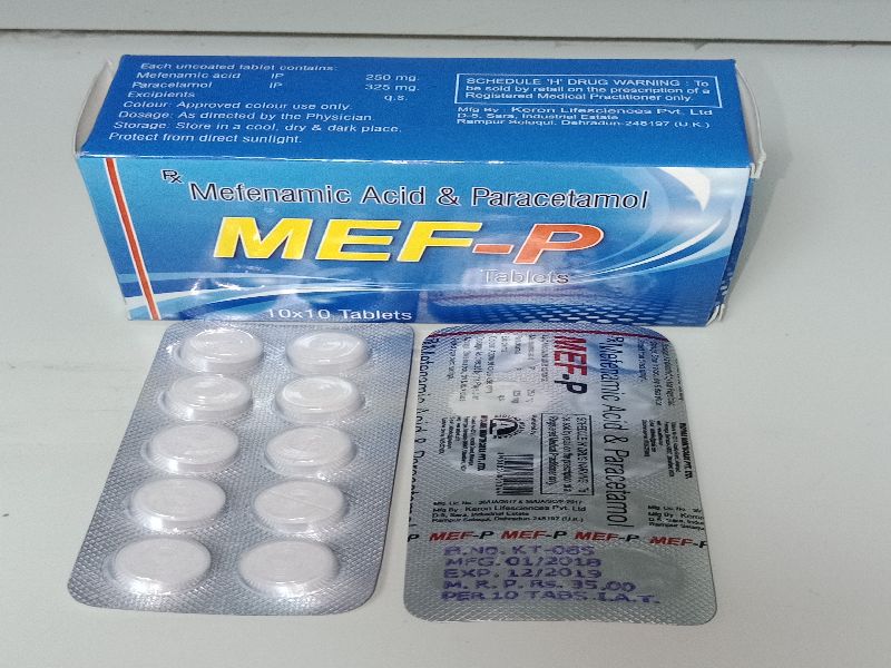 Mef P 500mg/325mg Tablet