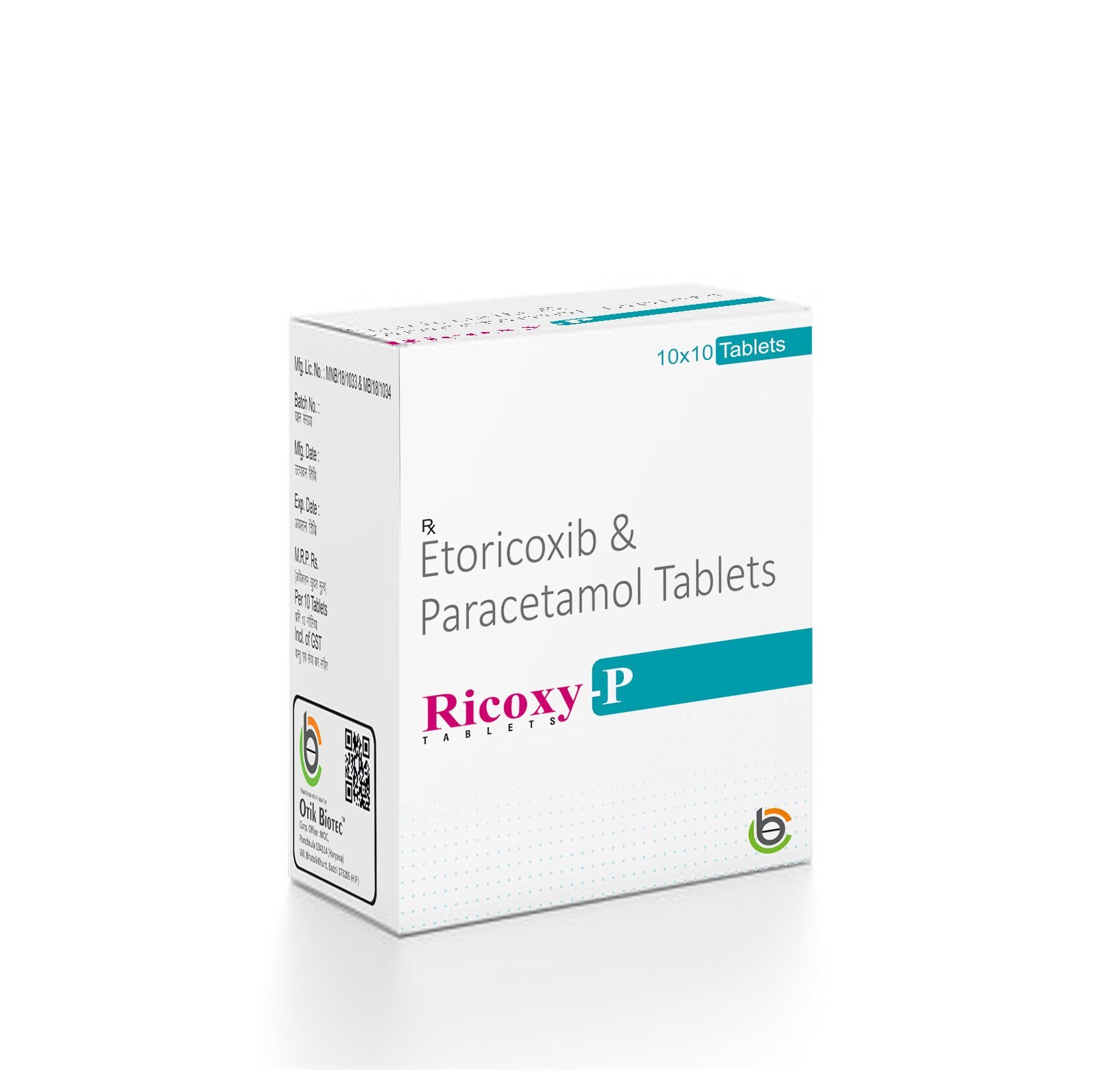Ricoxy P 60mg/325mg Tablet