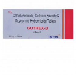 Gutrex D 2.5mg/5mg/10mg Tablet