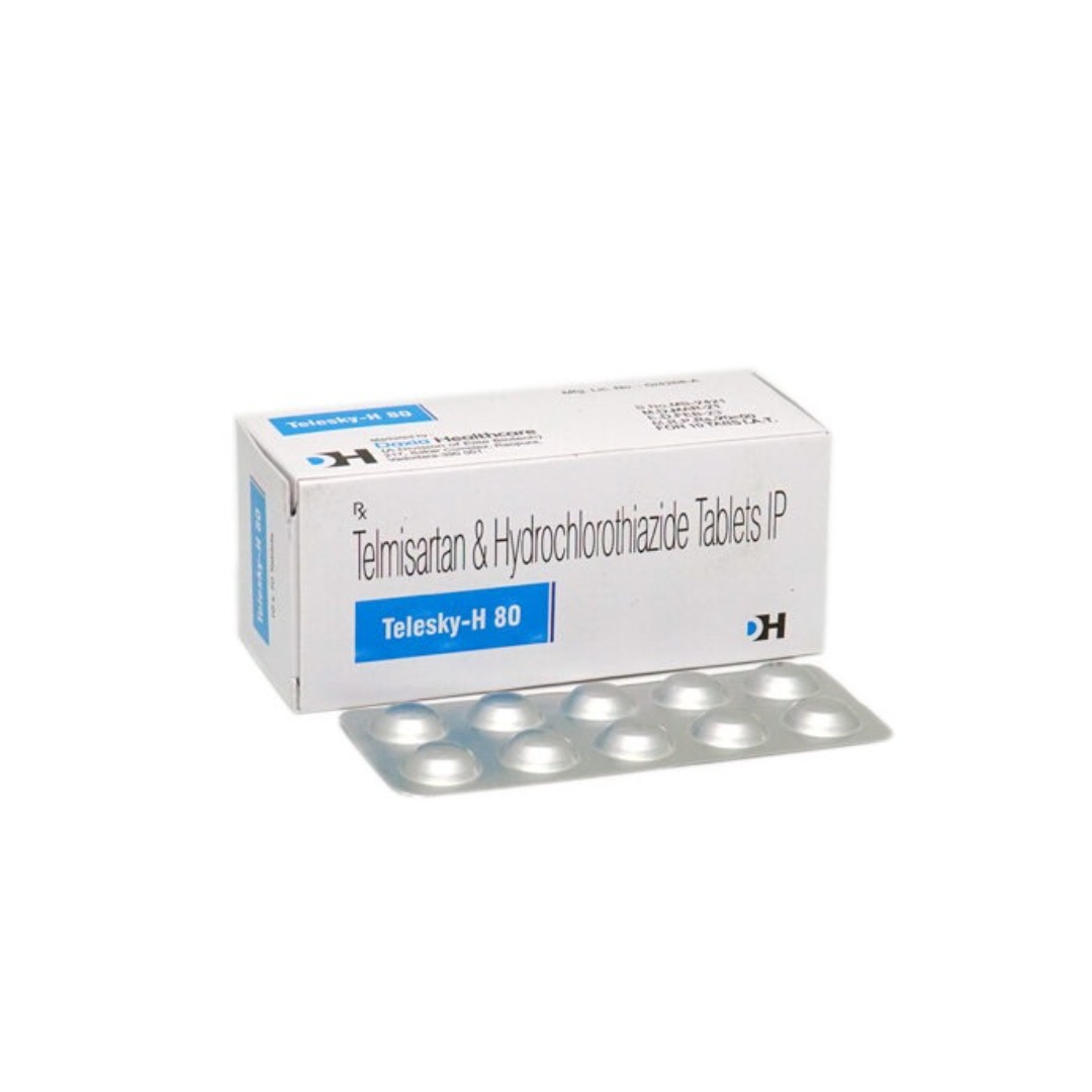 Telesky H 80mg/12.5mg Tablet