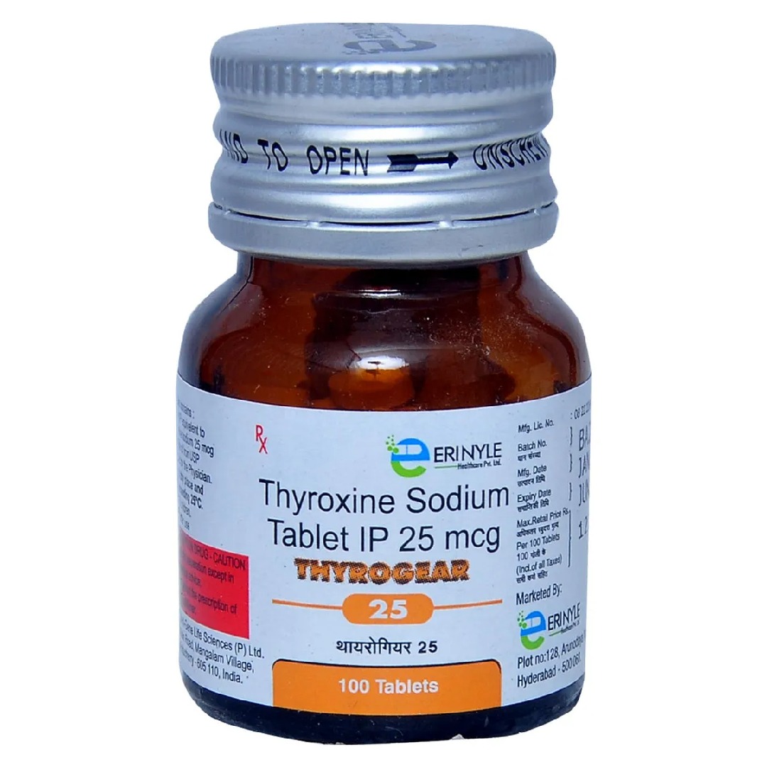 Thyrogear 25mcg Tablet