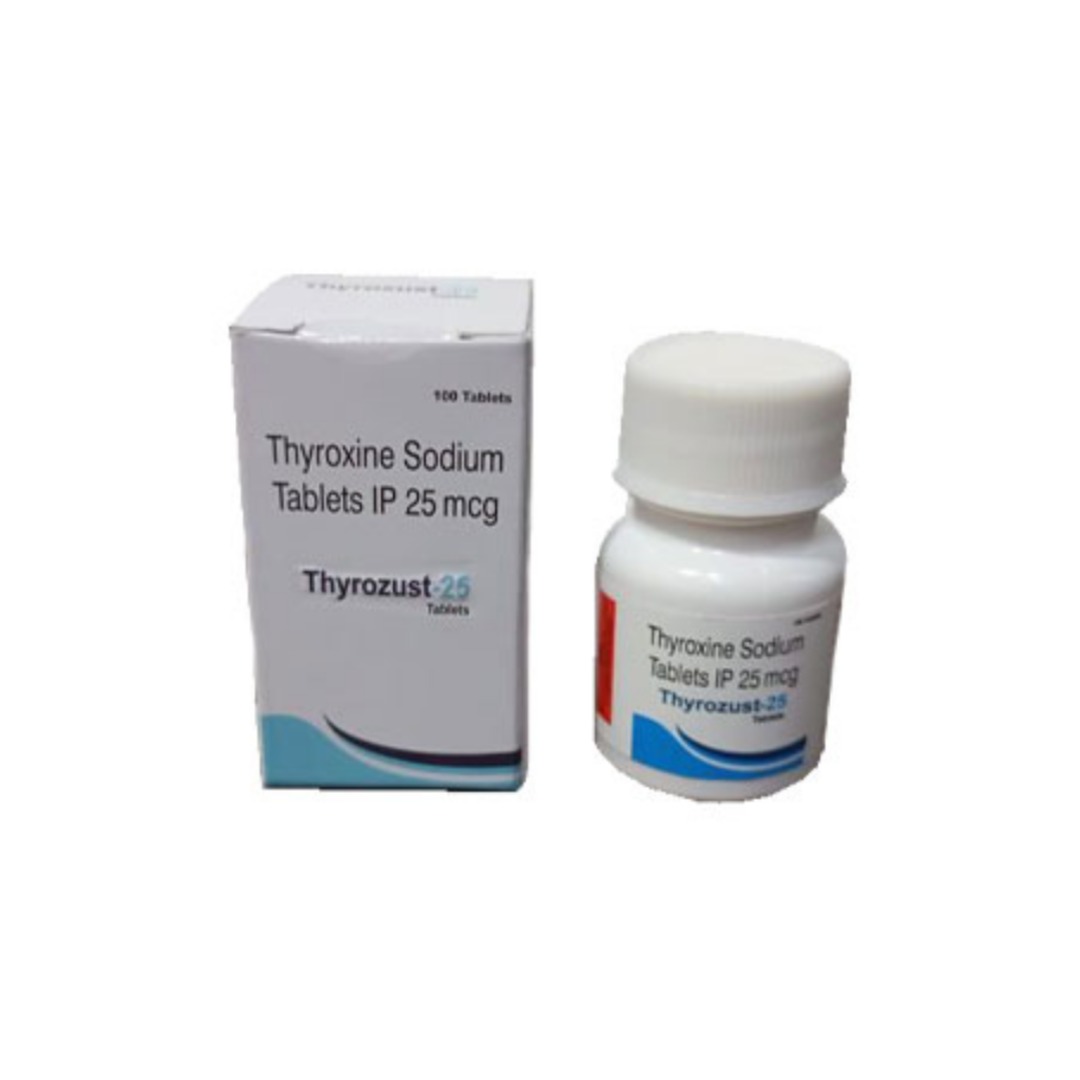 Thyrozust 25mcg Tablet