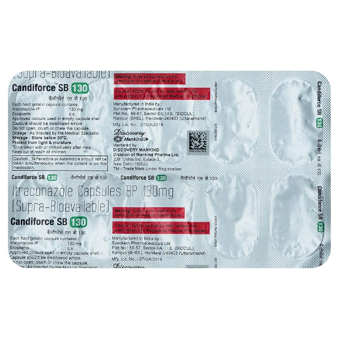 Candiforce SB 130mg Capsule