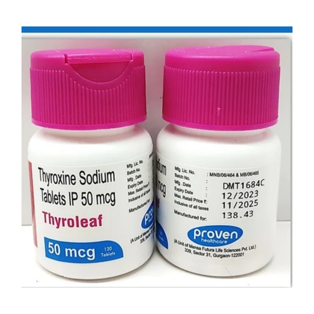 Thyroleaf 50mcg Tablet