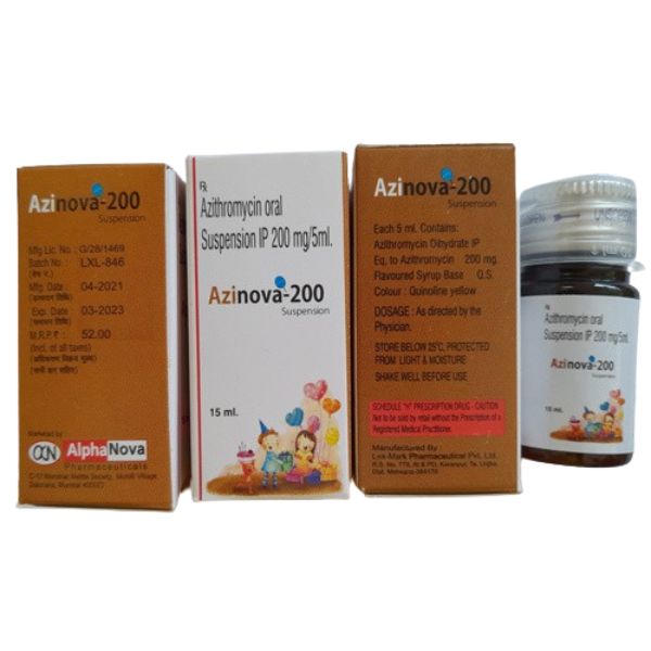 Azivia Drops Azinova 200mg Syrup - Uses, Benefits, Side Effects & Price