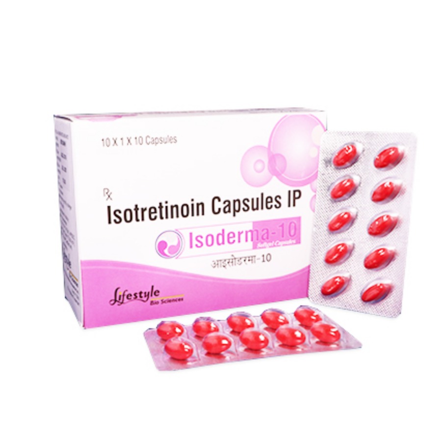Isoderma 10mg Capsule - Uses, Benefits, Side Effects & Price