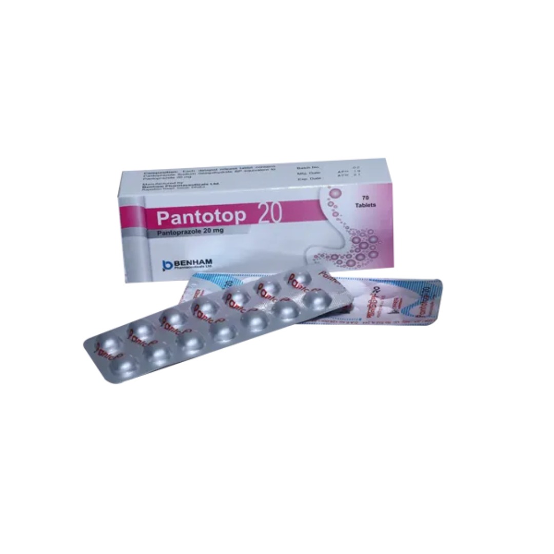 Pantotop 20mg Tablet