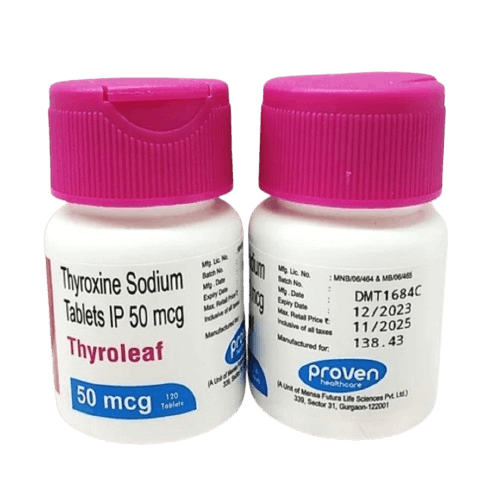Thyroleaf 50mcg Tablet